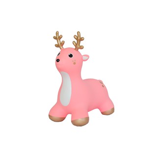 JUMPY Peekaboo จั้มปี้ ตุ๊กตาเด้งดึ๋ง  - Deer Pink Gold