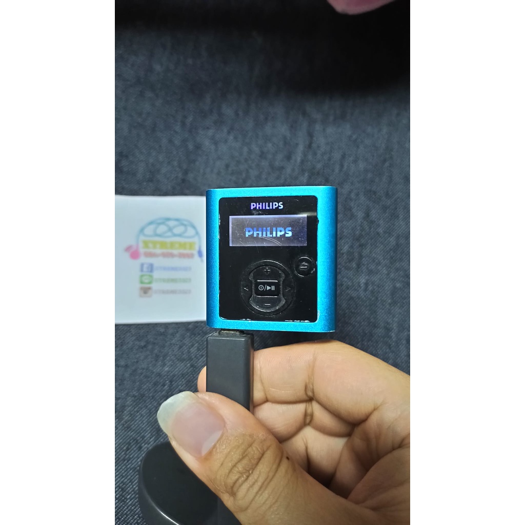 ((โละๆไป)) MP3 Philips GoGear 1GB สีน้ำเงิน