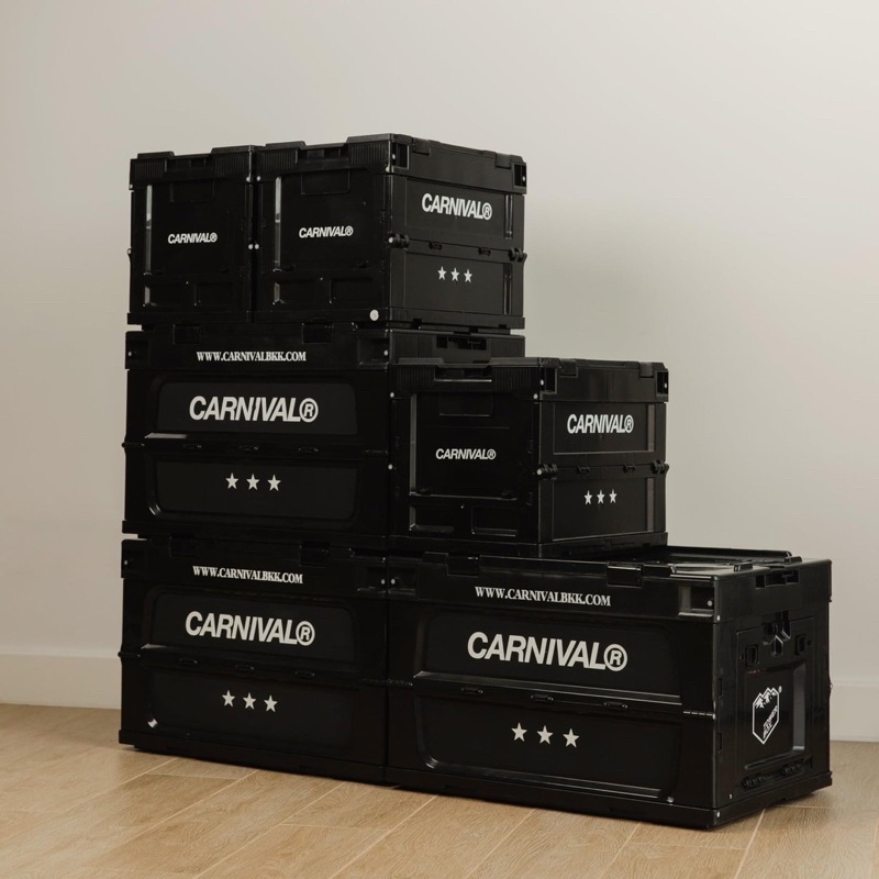 [พร้อมส่ง] CARNIVAL® x Tower Box “Folding Container” & "Wood Table Top"