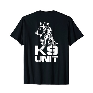 ขายดี เสื้อยืดลําลอง แขนสั้น พิมพ์ลายตํารวจ K-9 LEO Off Duty HBojlg62JImllf37S-5XL