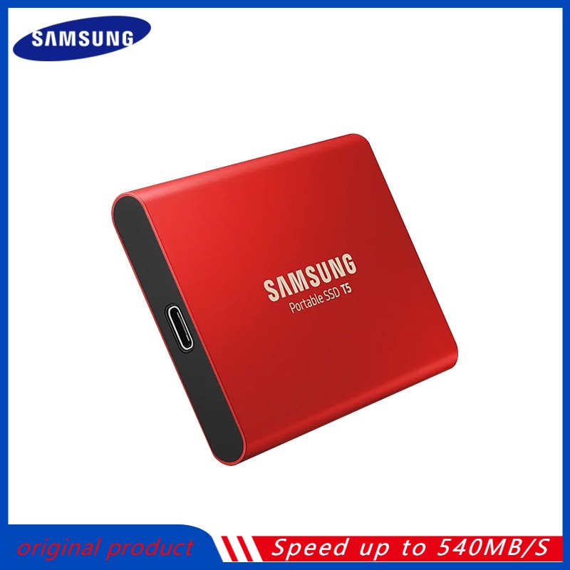 SAMSUNG External SSD T5 2TB 1TB 500GB  Portable Solid State Disk High Speed Flash Hard Disk Compatible Computer