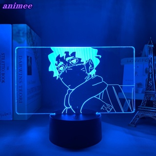 โคมไฟกลางคืน Led ลาย Haikyuu Kiyoomi Sakusa 3d สําหรับตกแต่งห้องนอนเด็ก