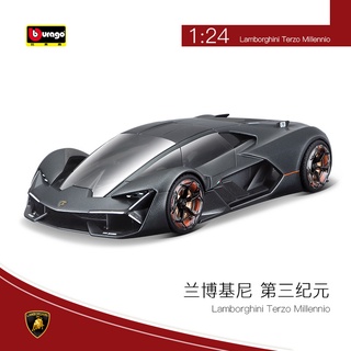 โมเดลรถ 1:24 Rambo สามพันปี Reventon รถโลหะผสมรุ่นจำลอง supercar รุ่นตกแต่ง gift