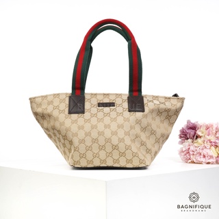 GUCCI TRAPEZE TOTE GG MONOGRAM