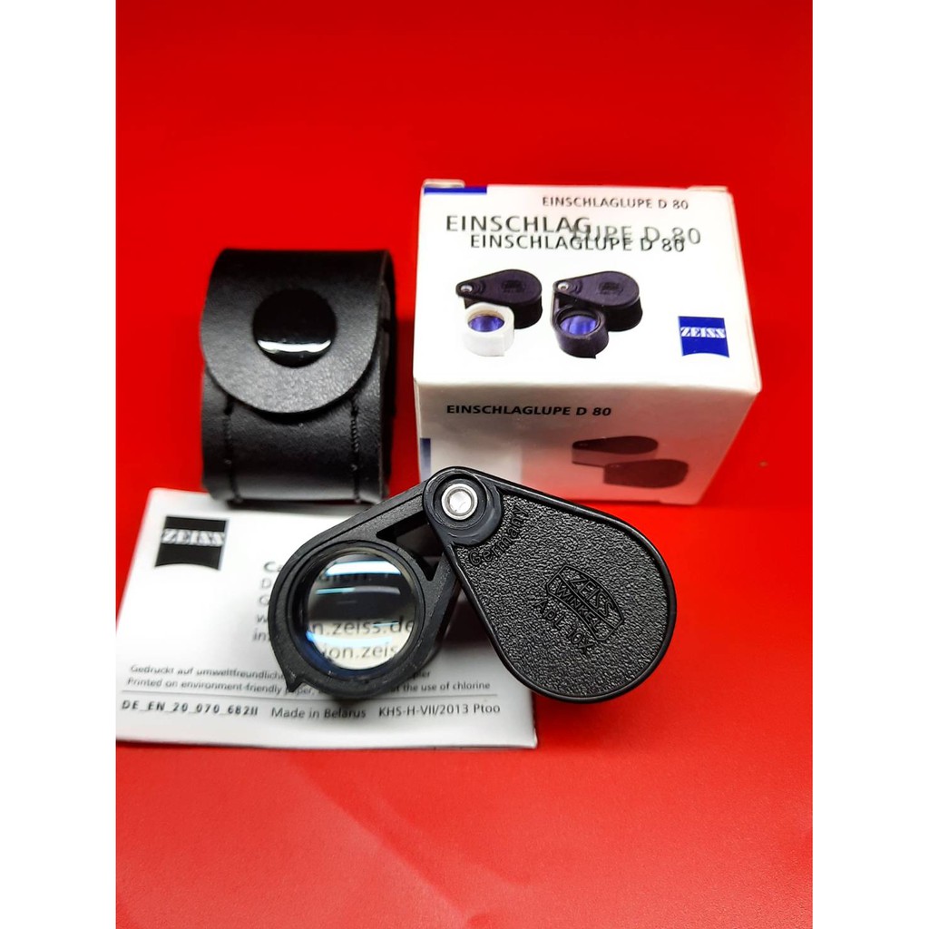 Zeiss​ winkel​ D80 Triplet Lens Made In bararus 10x18mm สีดำ/ขาว