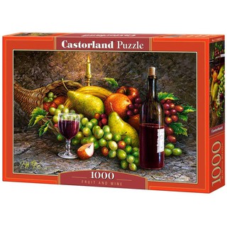 จิ๊กซอว์ Castorland - Fruit and Wine  1000 piece   (ของแท้  มีสินค้าพร้อมส่ง)