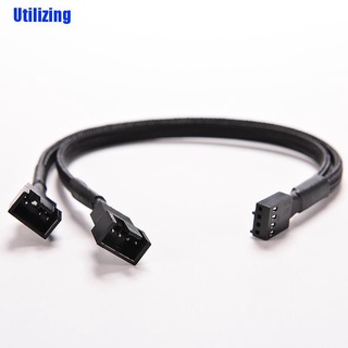 (Utilizing) อะแดปเตอร์สายเคเบิ้ล 4pin Pwm To Dual Pwm สําหรับพัดลม