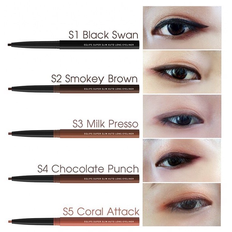 อายไลน์เนอร์  Eglips Super Slim Auto Long Eyeliner