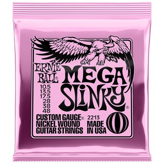 ERNIE BALL® สายกีตาร์ไฟฟ้า เบอร์ 10.5 (P02213) แบบผสม ของแท้ 100% รุ่น Mega Slinky (.0105 - .048) ** Made in USA **