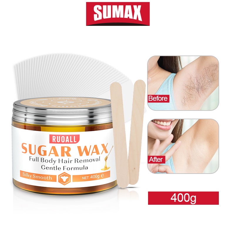 ครีมกำจัดขน Sumax 400gwax แว็กซ์กำจัดขน แว๊กซ์กำจัดขน แวกซ์กําจัดขน แว็กซ์ขนน้ำผึ้งอ่อน แว็กซ์กำจัดขน แว็กซ์กำจัดขนทุกส่วน 12 เครื่องกำจัดขนฟรี
