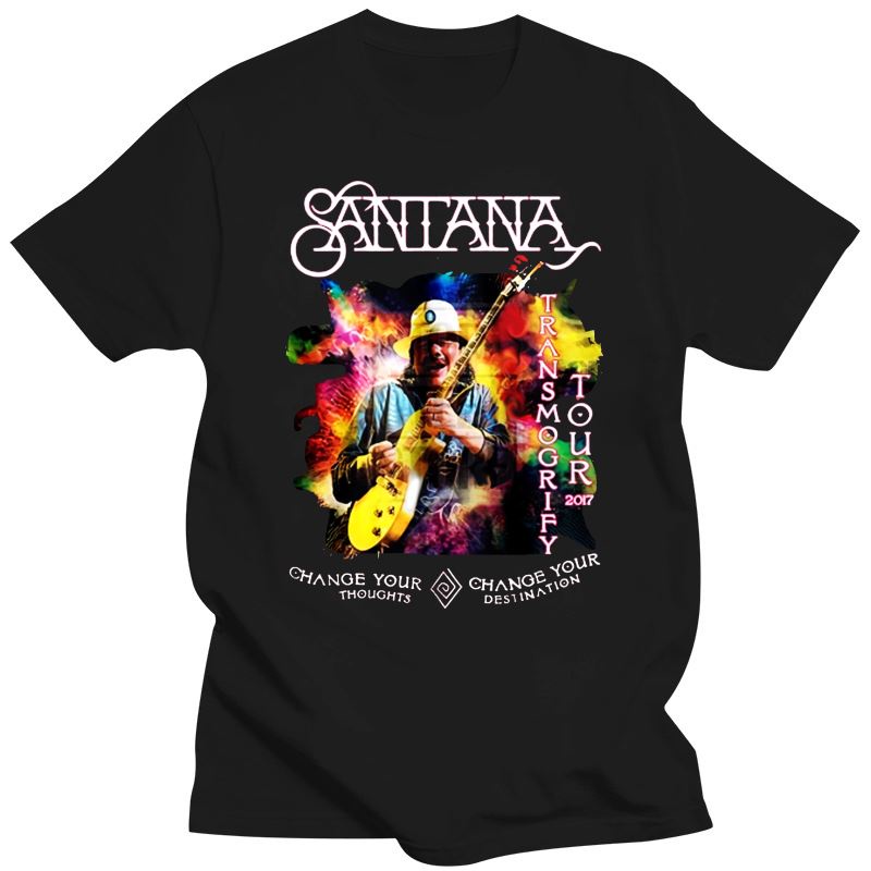 [COD]ใหม่ Carlos Santana Transmogrify Usa Tour เสื้อยืดลําลอง สําหรับผู้ชาย ไซซ์ S - 4Xl