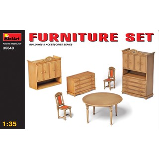 โมเดลประกอบ MiniArt 1/35 MI35548 FURNITURE SET