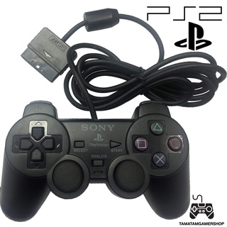 จอยPS2 เกรดA ของใหม่มือ1 มีระบบสั่น คุณภาพดี ทน ใช้งานได้นาน จอยเพล2 Playstation 2 joystick controller ps2 DUALSHOCK2