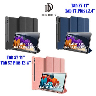 [ส่งจาไทย]ยื่ห้อ DOMO เคสSamsung Tab S7 S7plus S7lite S7FE มีช่องใส่ปากกาS Pen&amp;Auto Sleep Wake Case DUX DUCIS DOMO 035