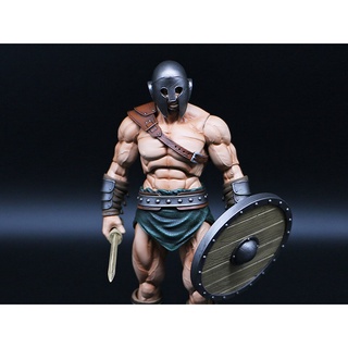 Xesray 1/12 : Gladiators (wave 3) Combatants Male Trainee (Silver) Figure