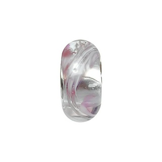 Moress Marble Glass Bead Pink