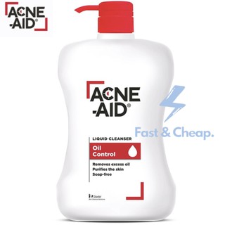 แอคเน่-เอด ลิควิด คลีนเซอร์ 900 มล Acne aid 900 ml สีแดง