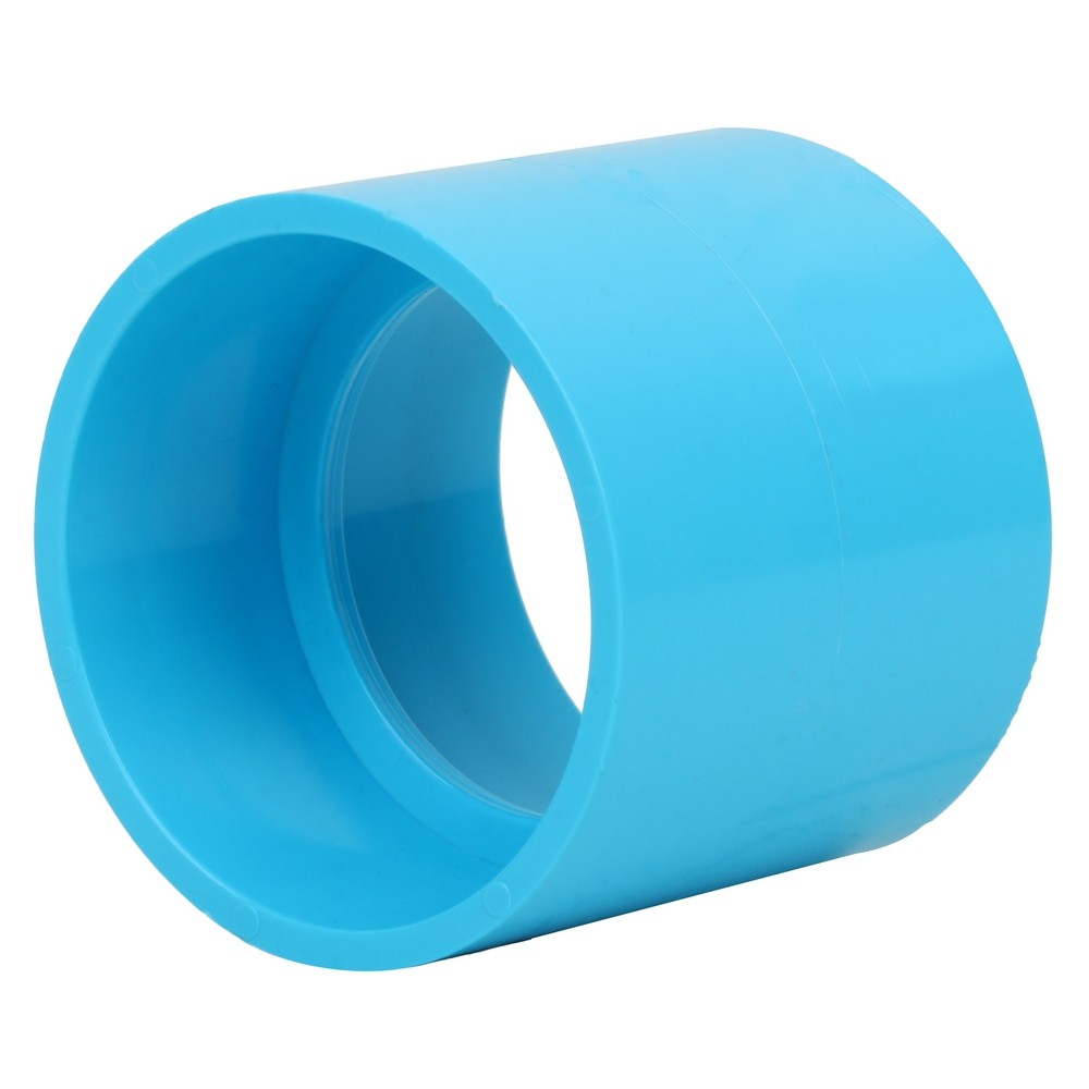 ท่อประปา ข้อต่อ ท่อน้ำ ท่อPVC ข้อต่อตรง-บาง SCG 1 1/2นิ้ว สีฟ้า STRAIGHT PVC SOCKET SCG 1 1/2" LITE BLUE
