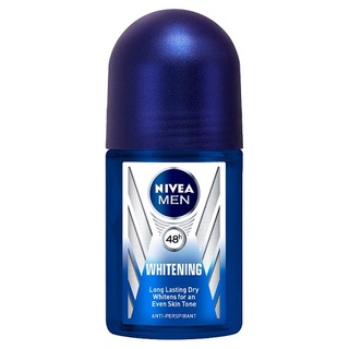 ราคาพิเศษ!! นีเวีย เมน ไวท์เทนนิ่ง โรลออนลดเหงื่อและระงับกลิ่นกาย 25มล. Nivea Men Whitening Anti-Perspirant Roll On 25ml