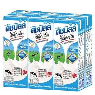 Dutch Mill(ดัชมิลล์) ดัชมิลล์ ซีเล็คเต็ด นมยูเอชที รสจืด 225 มล. แพ็ค 6 Dutch Mill Selected UHT Milk Plain Flavor 225 ml