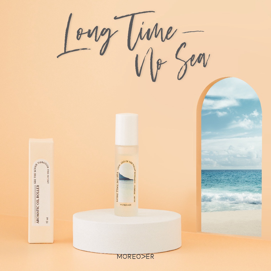Long Time No Sea : Moreover Aromatic oil roller น้ำมันหอมละเหย พกพา ดม ทา แมสก์ mask