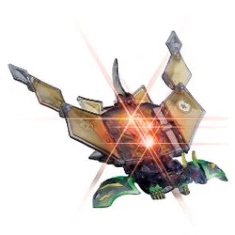 Bakugan DHARAK Darkus Translucent Black & Deluxe Electronic AIRKOR (Gold) Battle Gear Set Ultra Rare