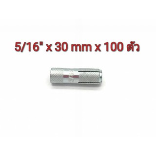 พุกดร็อบอิน MR เบอร์ 5/16" x 30mm แพ็คกล่อง จำนวน 100 ตัว