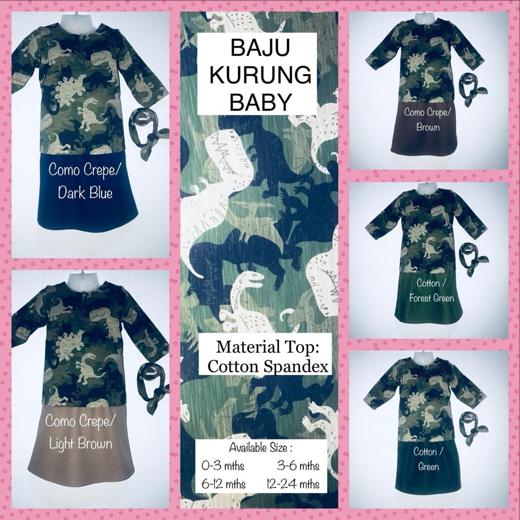 D02 Baby Baju Kurung 2021