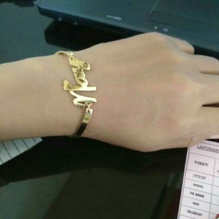 สร้อยข้อมือชุบทอง 24k เครื่องประดับหรูหรากันสนิม