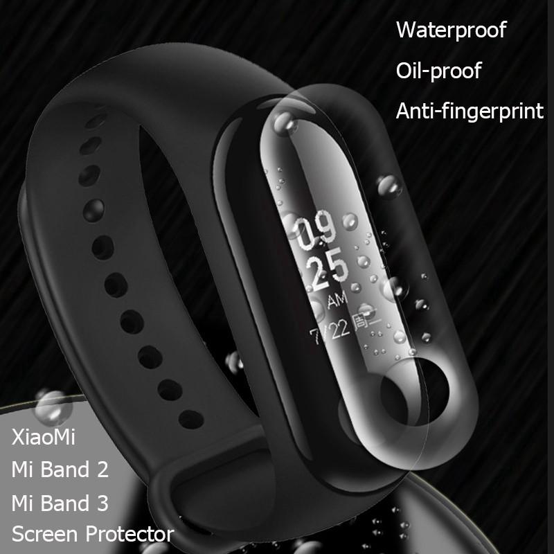 Xiaomi Band 3/4 ฟิล์มกันรอยหน้าจอไฮโดรเจลป้องกันรอยขีดข่วน Mi Band 5 6 7 8 ฟิล์มกันรอยหน้าจอ HD