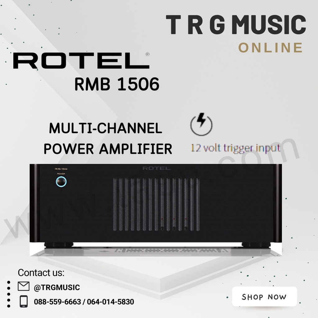 ROTEL RMB 1506 MULTI-CHANNEL POWER AMPLIFIER (สินค้าใหม่แกะกล่อง รับประกันศูนย์ไทย)