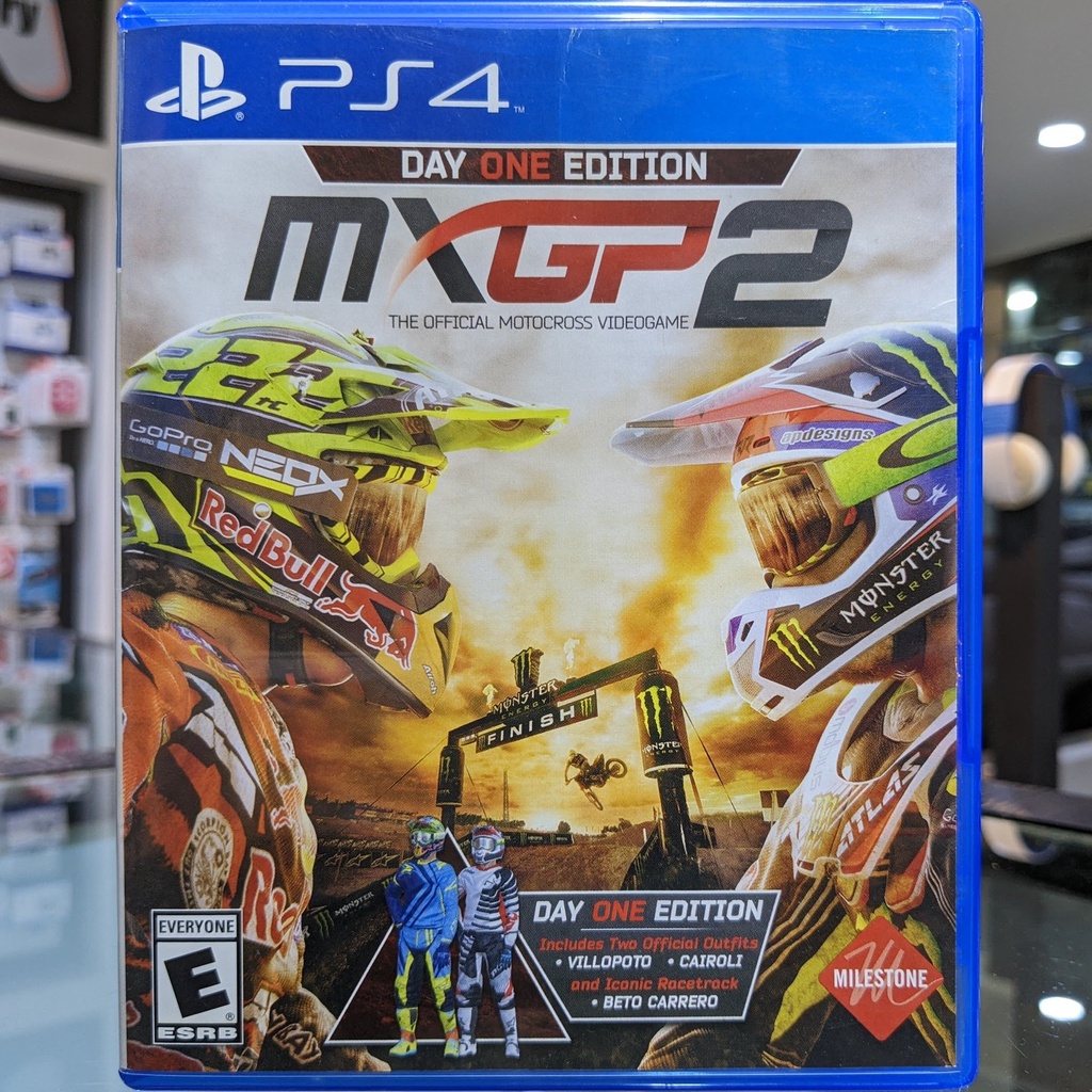 (ภาษาอังกฤษ) มือ2 MXGP2 Day One Edition แผ่นเกม PS4 แผ่นPS4 มือสอง (MXGP MX GP เกมแข่งรถ เกมรถแข่ง m