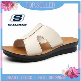 [พร้อมส่ง] *Skechers__go Walk Arch Fit รองเท้าแตะโลฟเฟอร์ ส้นแบน แบบสวม สําหรับผู้หญิง ผู้ชาย