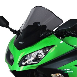 ชิลด์หน้ารถ MRA Windshields สำหรับ Kawasaki Ninja 250/300 Smoke (Racing Windscreen R)