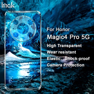 ของแท้ เคสโทรศัพท์มือถือ ซิลิโคนนิ่ม TPU ใส กันกระแทก สําหรับ Honor Magic 4 Pro 5G Magic4 5G