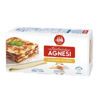 Agnesi Festaiola Lasagna 500g  อักเนซีเฟสไทโอลาลาซานญ่า 500 กรัม