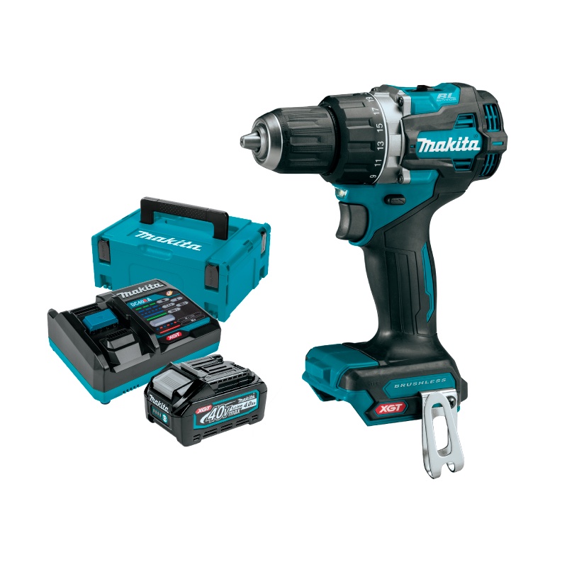 [คอมโบเซ็ต] MAKITA DF002GM101 : สว่านเจาะไร้สาย 13 มม. 40Vmax (Battery 4.0Ah)