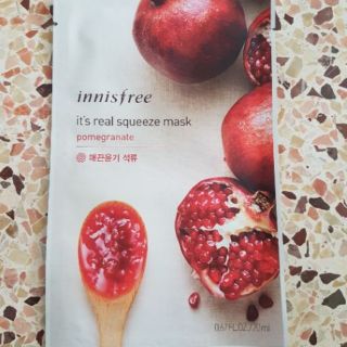 Innisfree Its Real Squeeze Mask Pomegranate