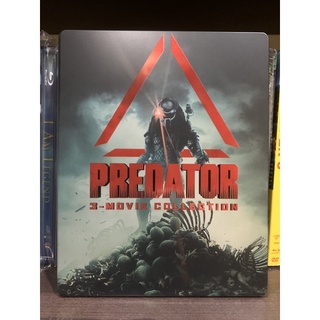 Blu-ray แท้ Steelbook เรื่อง Predator Trilogy ครบ 3 ภาค เสียงไทย บรรยายไทย