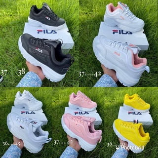 Fila 🌟รองเท้าผ้าใบผูกเชือก🔥 size 36…45