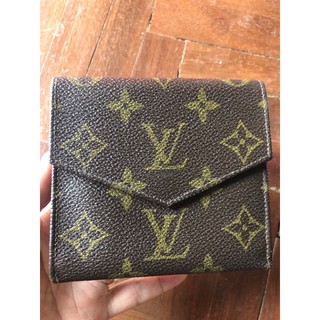 Louis Vuitton used แท้ 100% กระเป๋าตังค์วินเทจ