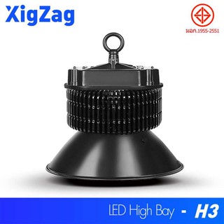 🔥ลดทันที70฿โค้ดINC2LEL2🔥High Bay H.3 ไฟLED โคมดำ 220V ไฟส่องแสงสว่าง LED Highbay โคมไฮเบย์ บ้าน อุตสาหกรรมโรงงาน