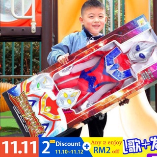 №™Oversized toy Tiga Celiterol doll Superman Galactica children boy deformation device set