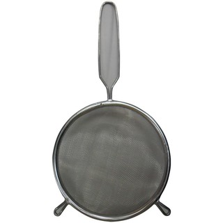 Food scooping equipment STRAINER STAINLESS 4.8" Kitchen equipment Kitchen equipment อุปกรณ์ตักอาหาร กระชอนสเตนเลส ด้ามลว