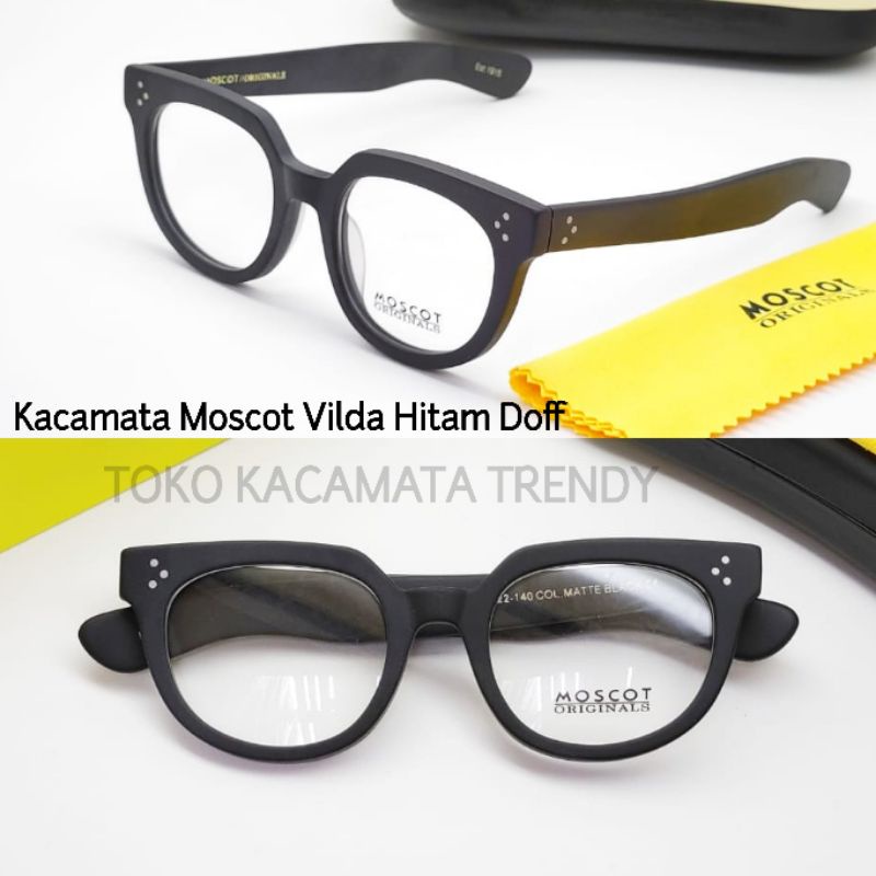 แว่นตา Moscot vilda กรอบระดับพรีเมียมสําหรับผู้ชายและผู้หญิง