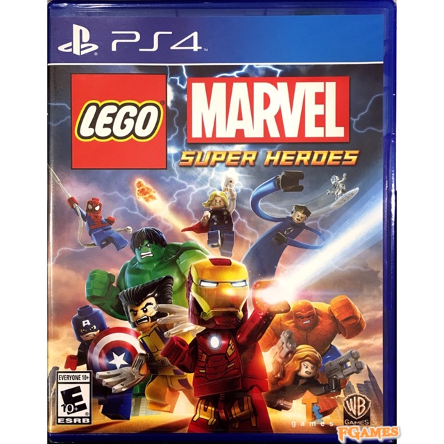 Ps4 LEGO Marvel Super Heroes ( Zone 2 / EU )(English) แผ่นเกม ของแท้ มือ1 มือหนึ่ง ของใหม่ ในซีล แผ่นเกมส์