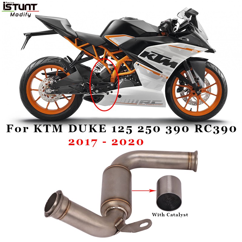 公式 マフラー Duke 125 250 390 RC 390のためのオートバイの排気中の