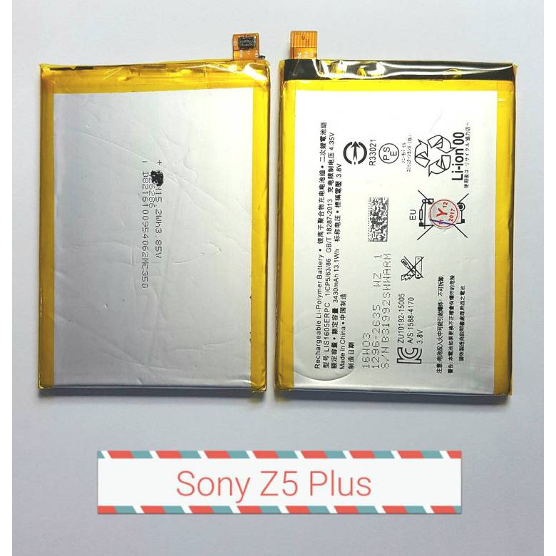 แบตเตอรี่ Sony Xperia Z5 Plus,Z5 Premium (Lis1605ERPC)