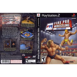 FIRE PRO WRESTLING RETURNS [PS2 US : DVD5 1 Disc]