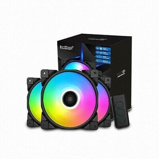 PC COOLER Halo 3-In-1 FGRB Kit, 120mm 4Pin PWM Fan-RGB